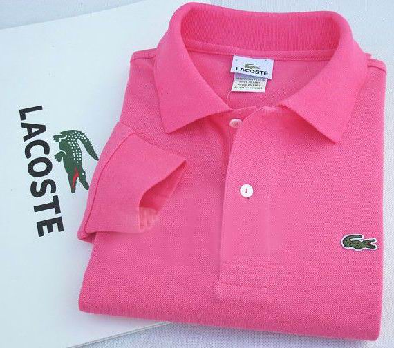 t shirt lacoste rose