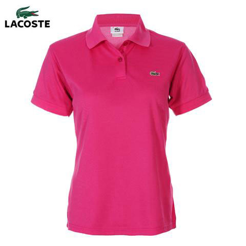 t shirt lacoste rose