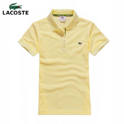 tee shirt lacoste jaune femme